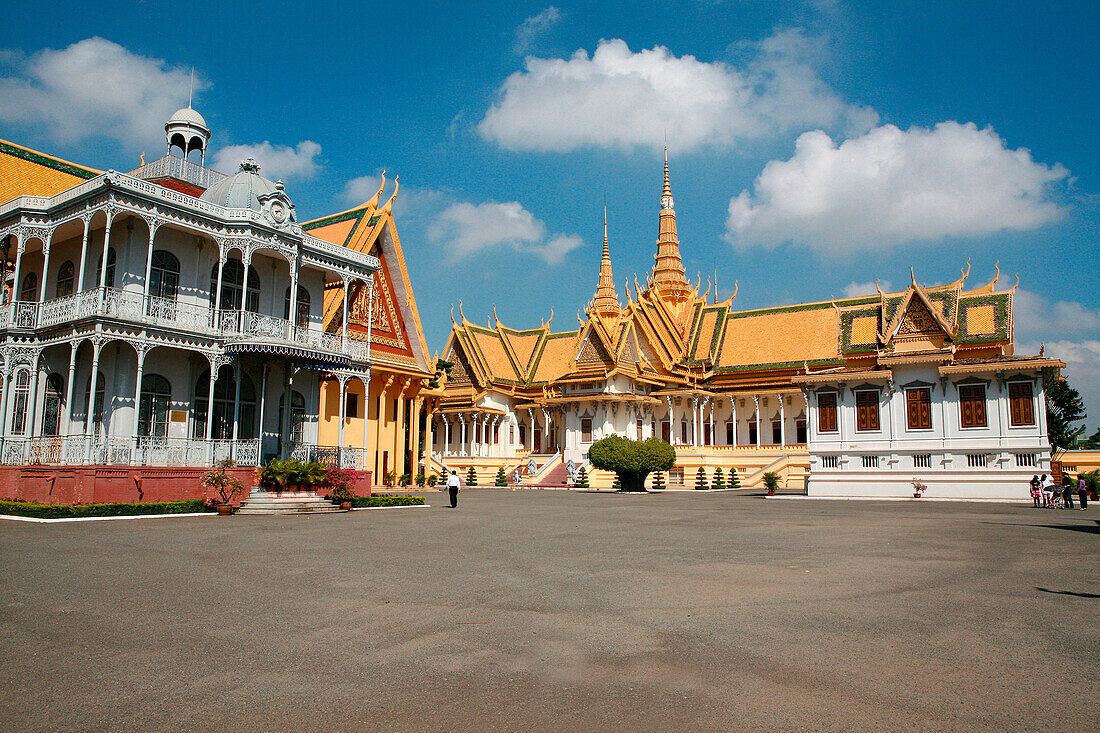 Napoleon III Pavilion and Royal Throne Hall at the Royal Palace, Phnom Penh, Cambodia