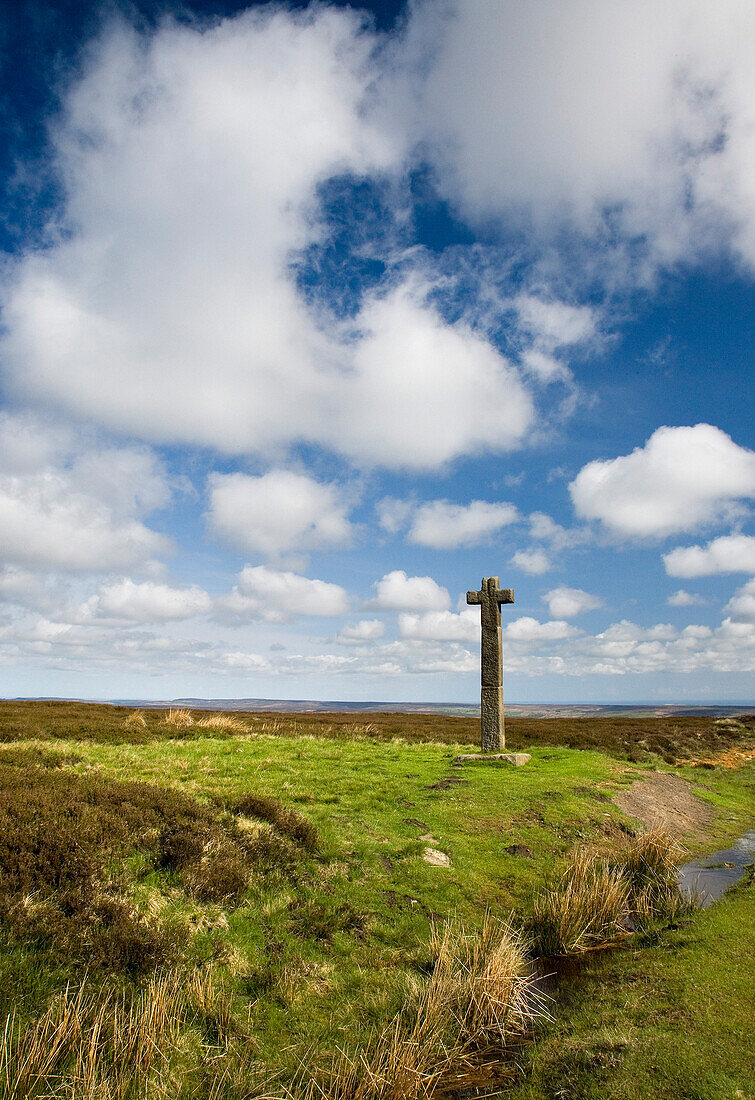 Ralphs Cross in the North York Moors National Park, Blakey Ridge, near, Yorkshire, UK, England