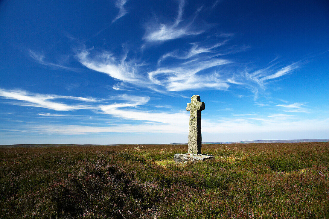 Old Ralphs Cross in the North York Moors National Park, Westerdale, Yorkshire, UK, England