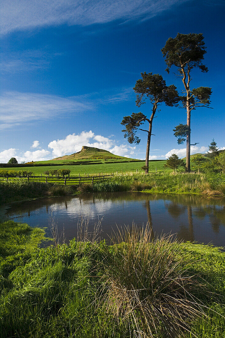 View to Roseberry Topping, Great Ayton, near, Yorkshire, UK, England