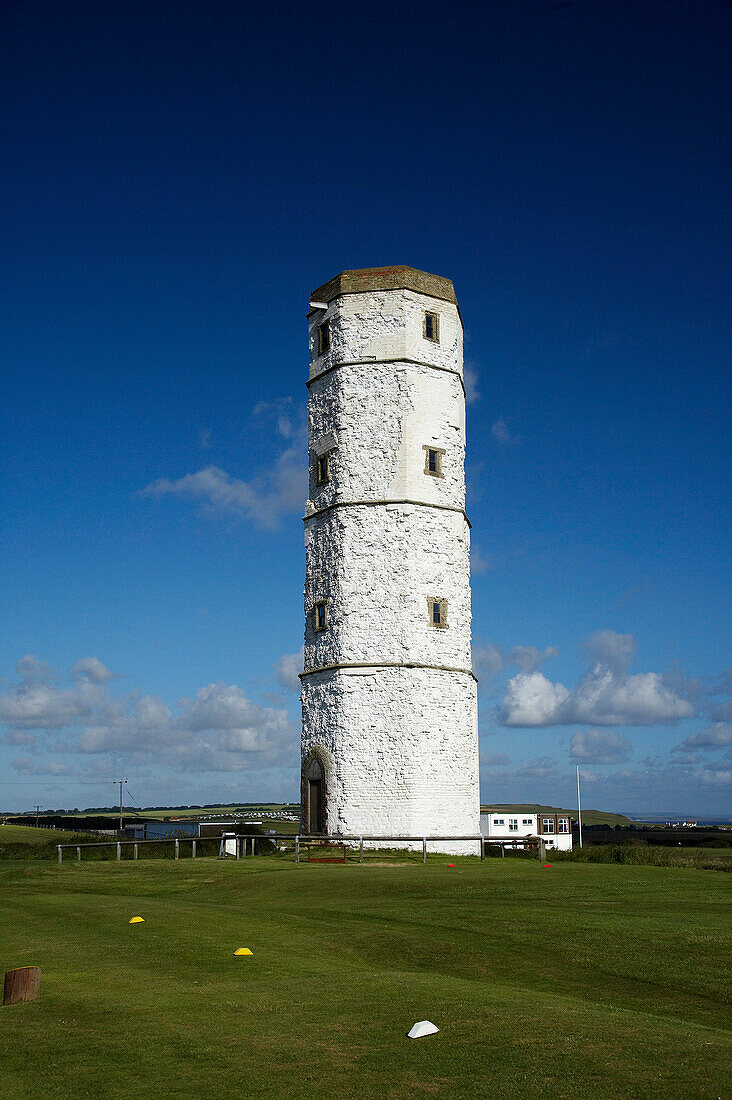 The old Beacon lighthouse, Flamborough Head, Yorkshire, UK, England