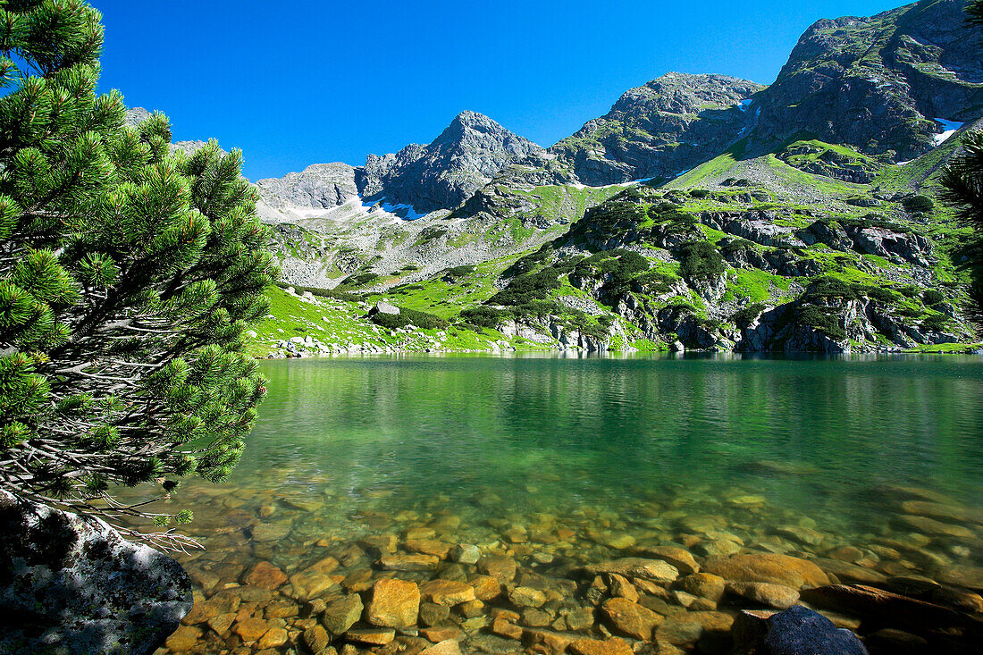 The Green Lake, Tatra Mountains, Gasienicowa Valley, Poland