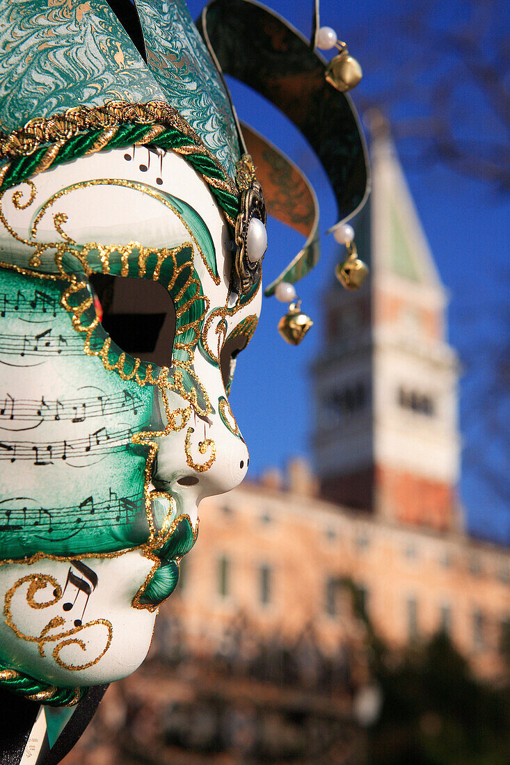 Carnival mask, Venice, Veneto, Italy