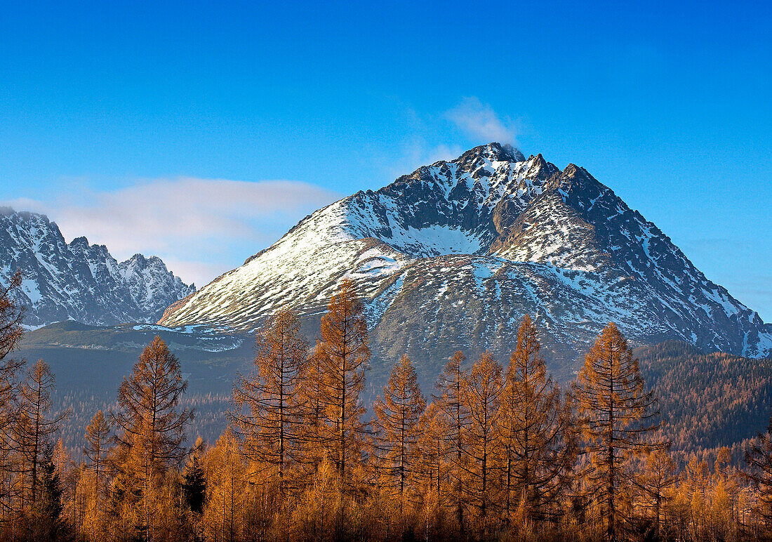 Gerlach peak in autumn, Tatra Mountains, Slovakia