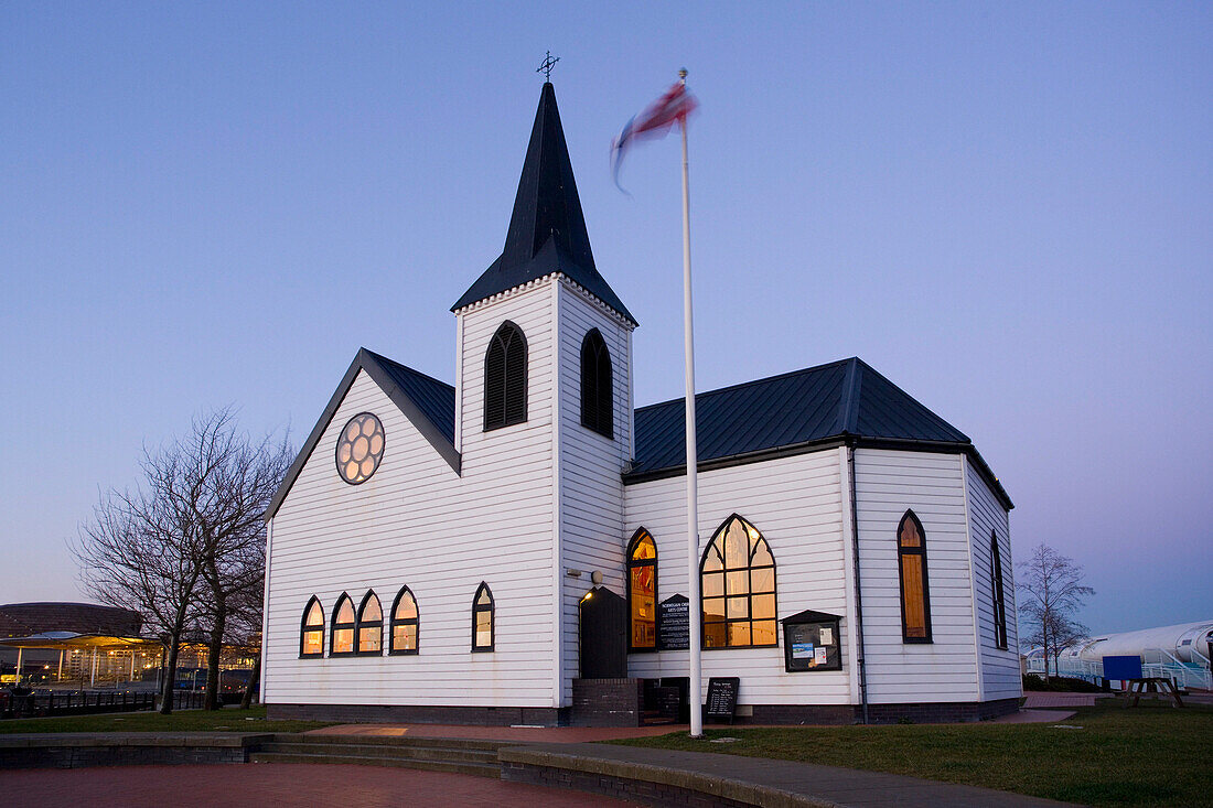 Norwegian Church in Cardiff Bay, Cardiff, South Glamorgan, UK, Wales