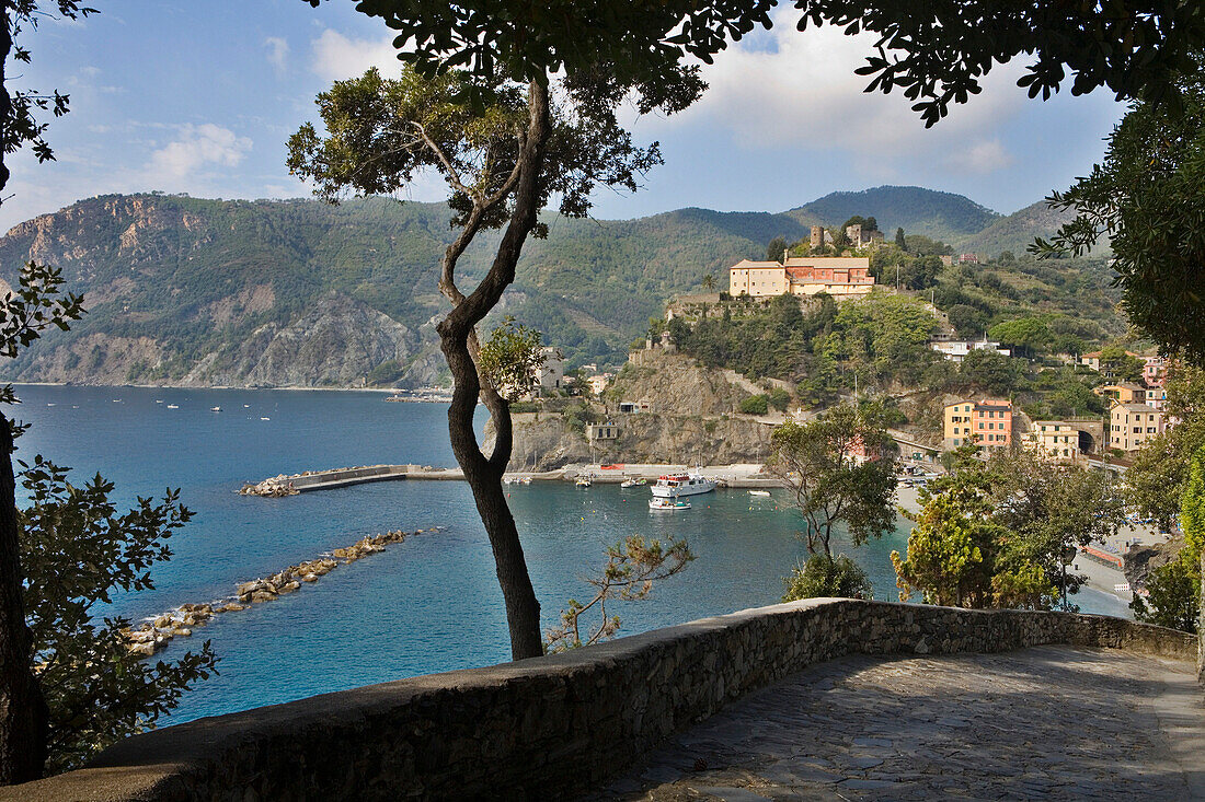 View over bay, Monterosso al Mare, Liguria, Italy