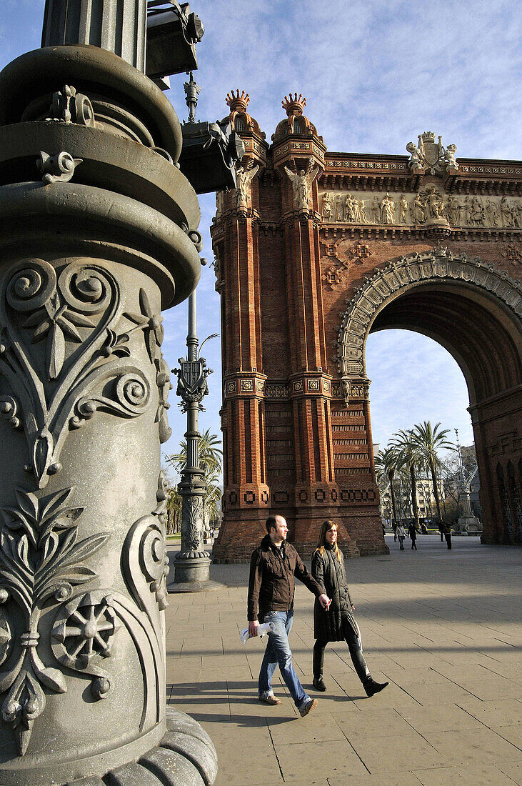 Triumphal Arch,  Barcelona. Catalonia,  Spain