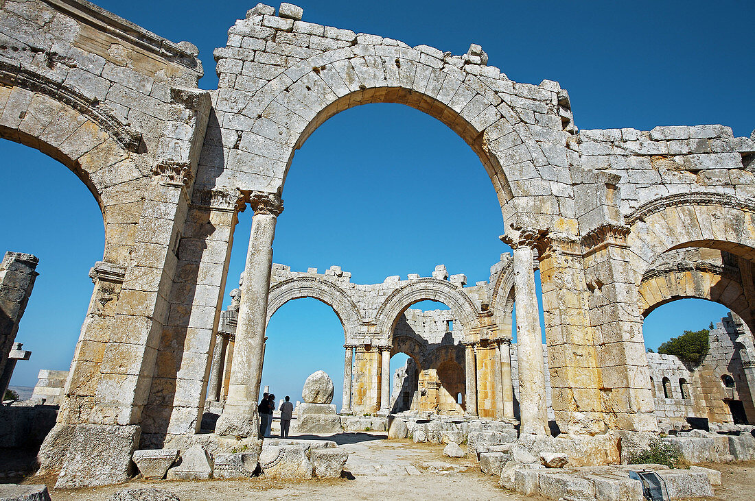 St. Simeon basilica (5th century),  Qal´at Samaan located near Aleppo,  Syria