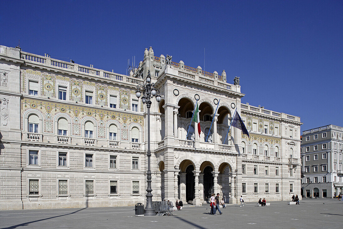 Trieste, Piazza Unità d´Italia, Palazzo della Regione, Friuli-Venezia Giulia, Italy