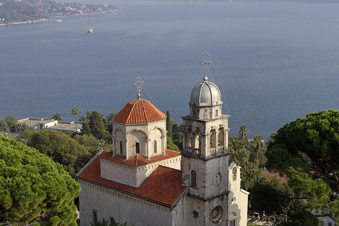 Great Uspenskaya church, Great church of the Assumption , Kotor Bay, Savina Monastery, near Herceg-Novi, Montenegro