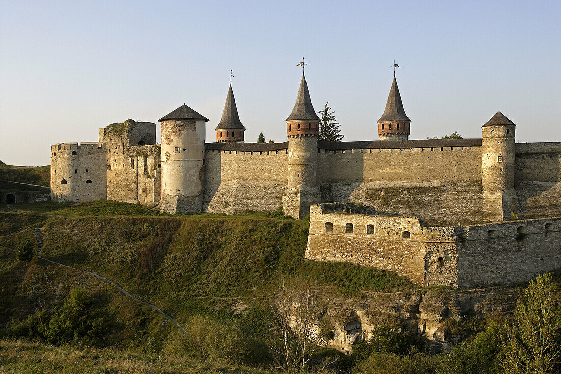 Kamyanets Podilsky, Kamieniec Podolski, old castle, High Castle, forteress, 12th-18th century, Khmelnytskyi oblast, Podillia, Podillya, Podol region, Western Ukraine