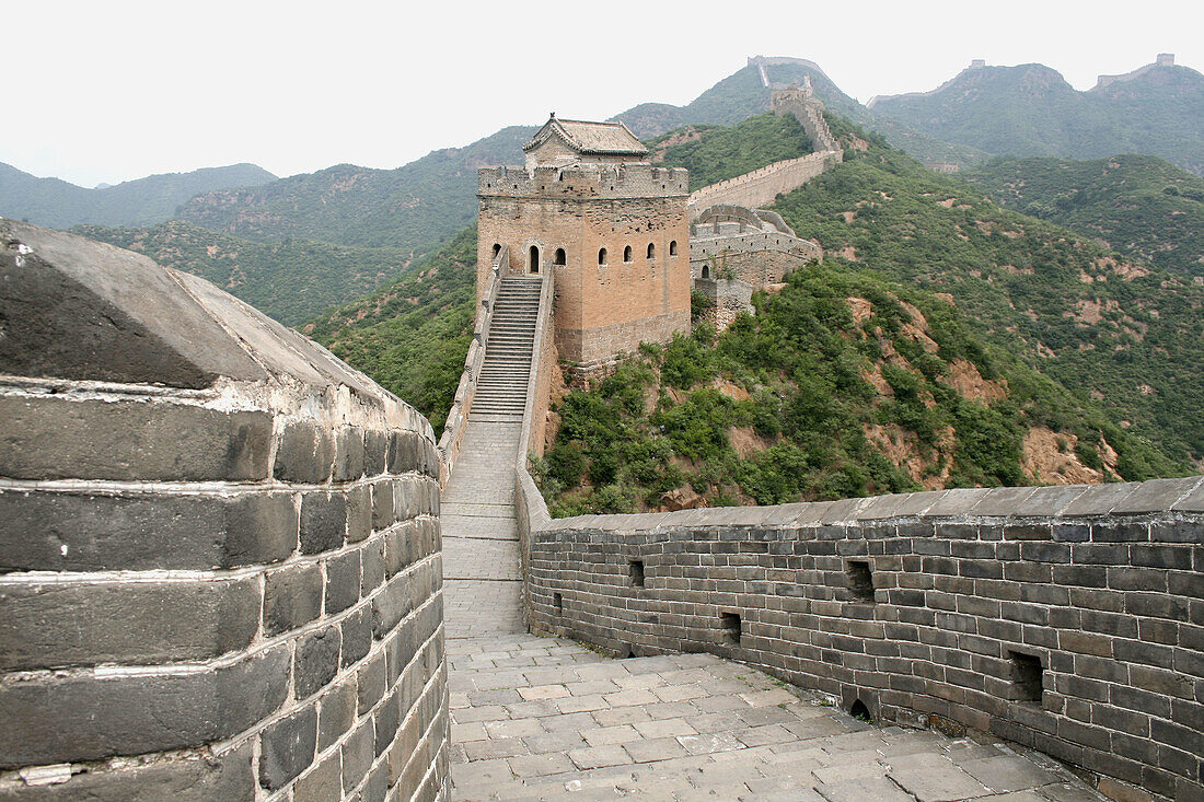 JinShanLing Great Wall,  Hong Wu Reign of Ming Dynasty,  LuanPing County,  HeBei Province,  China,  Asia