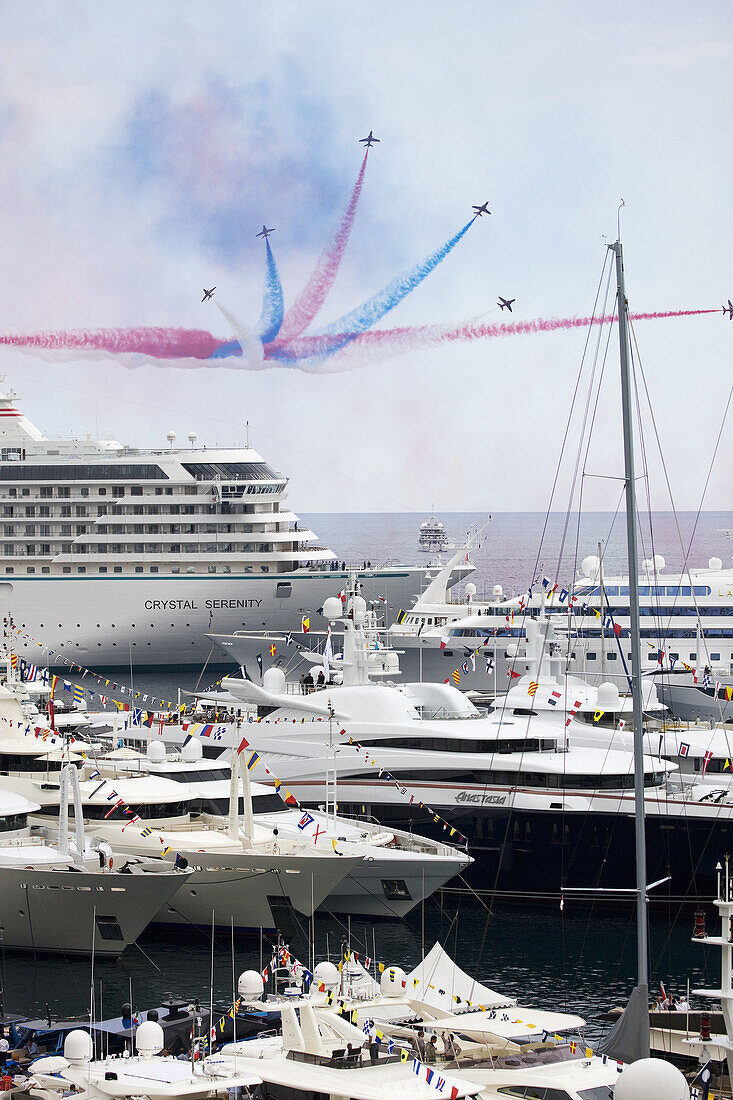 Rote Pfeile in Monte Carlo