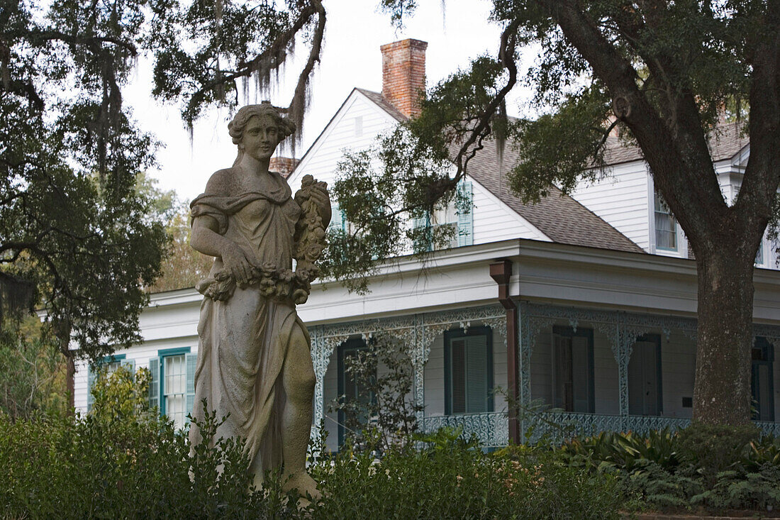 Myrtles Plantation ist eines der bekanntesten Spukhäuser AMerikas, St. Franicville, Louisiana, Vereinigte Staaten, USA