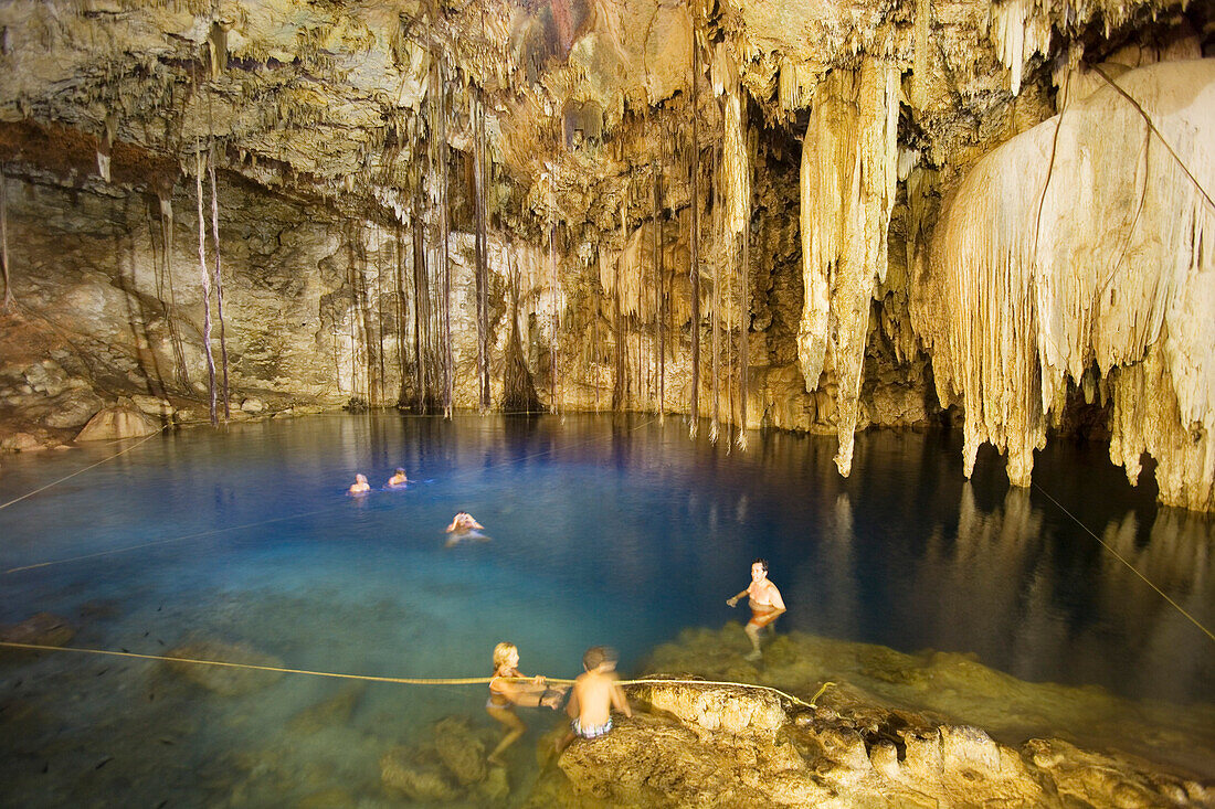 Cenote X'Keken, Valladolid, State of Yucatan, Peninsula Yucatan, Mexico