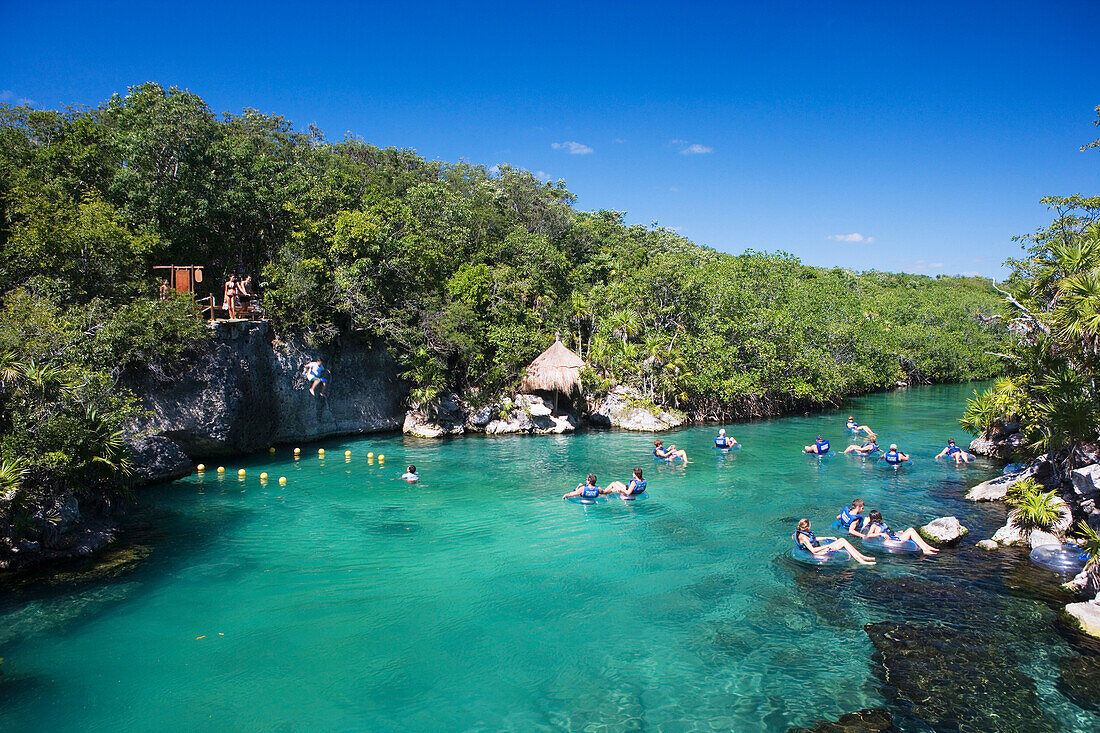 Aquapark Xel-Ha, State of Quintana Roo, Peninsula Yucatan, Mexico