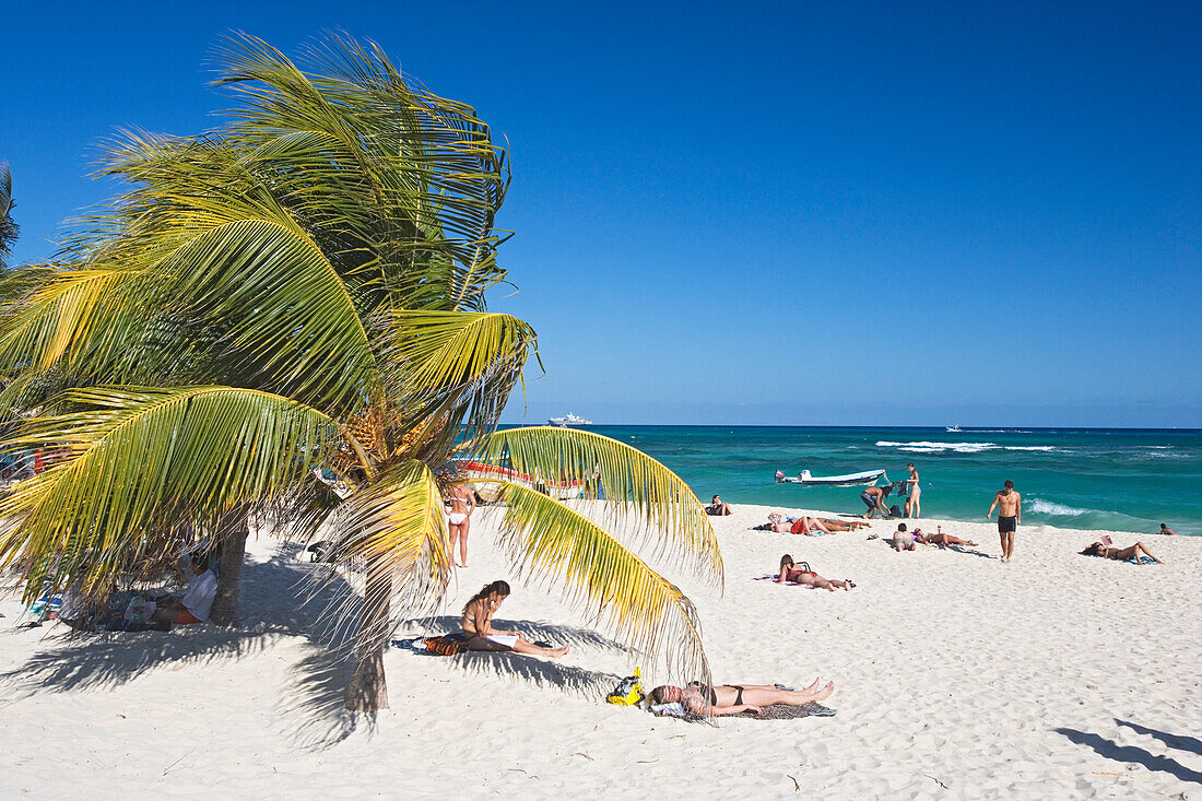 Hauptstrand, Playa del Carmen, Bundesstaat Quintana Roo, Halbinsel Yucatan, Mexiko