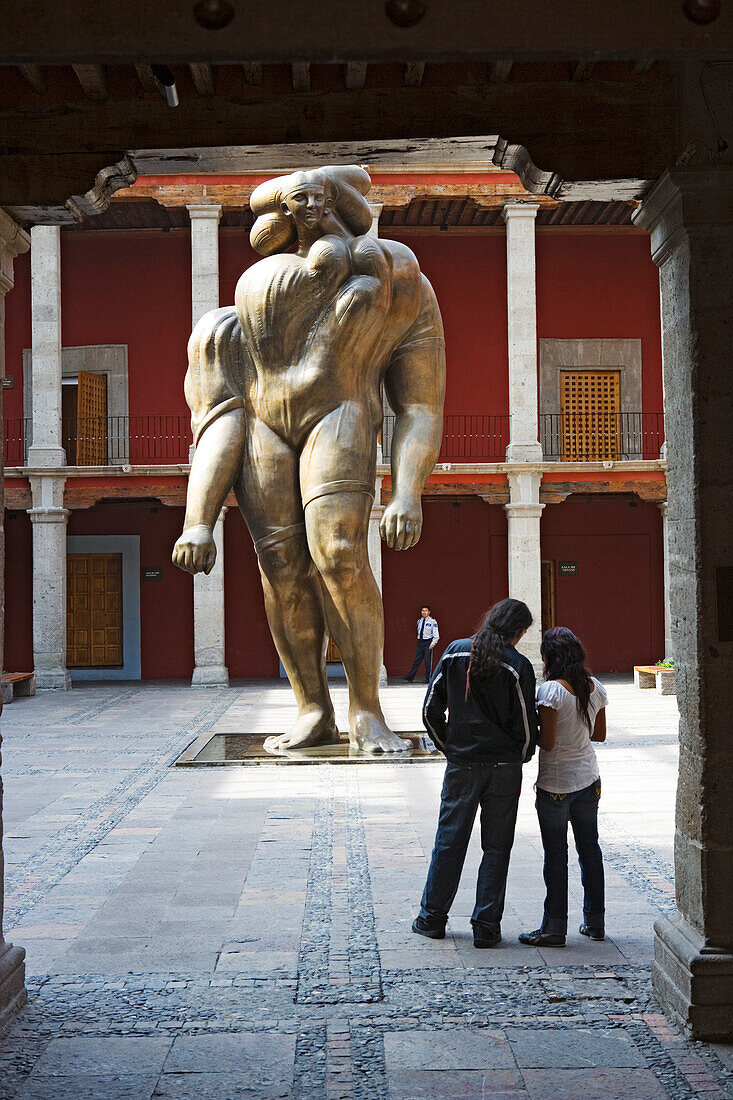 La Giganta in the patio of the Museo Jose Luis Cuevas, contemporary art, in the old Convento de Santa Ines, 16th century, Mexico City, Mexico D.F., Mexico