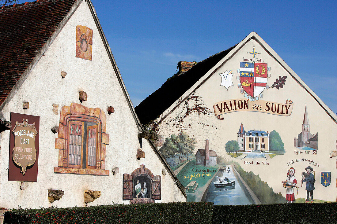 Painting On Porcelain, Vallon-En-Sully, Allier (03), France