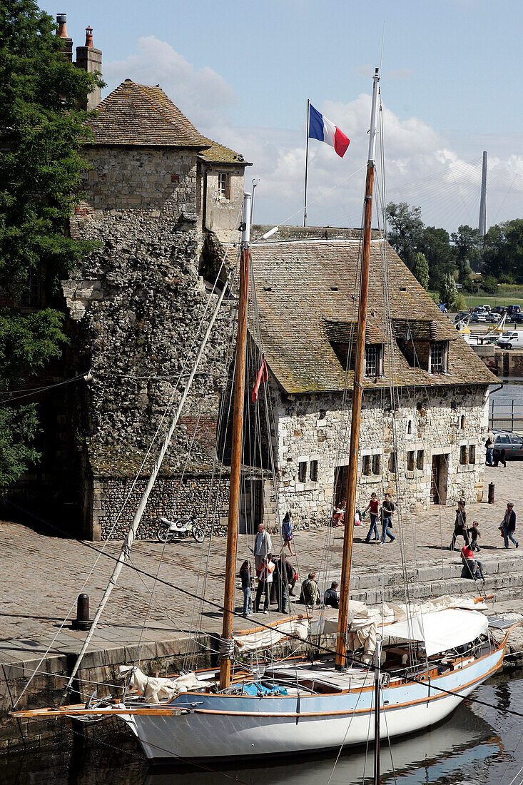 The Lieutenance, The Old Port, Honfleur, Calvados (14), Normandy, France