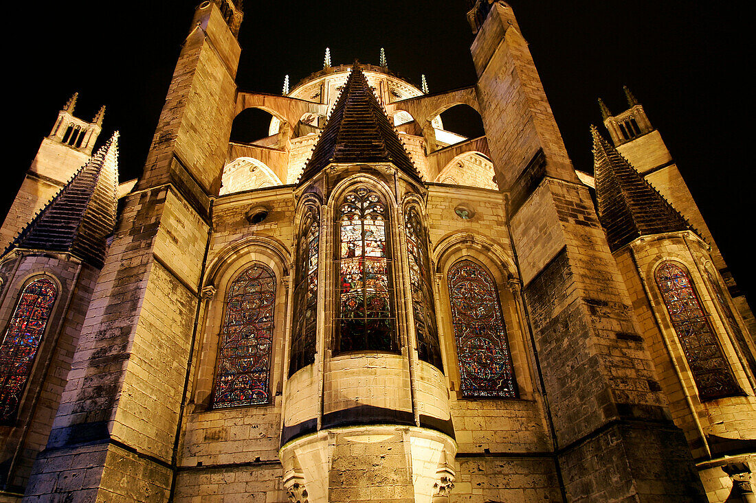 The Cathedral Illuminated, Nuits Lumieres, Nights Of Lights, Bourges, Cher (18), France