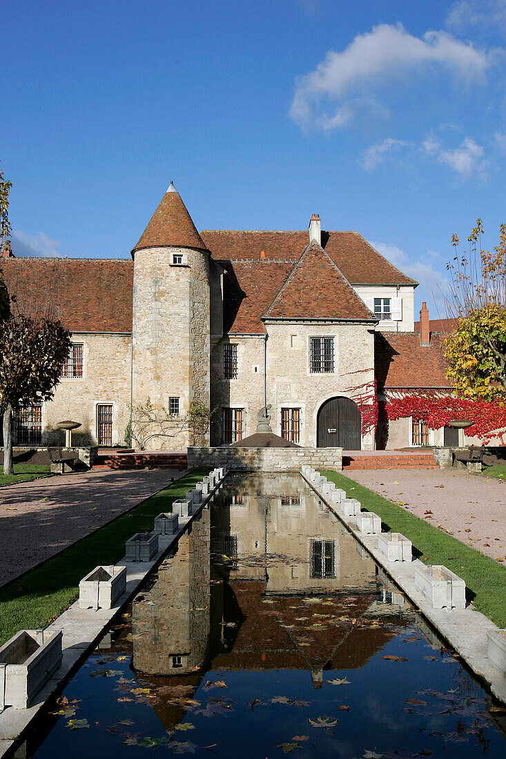 Facade Saint Vic Museum, Saint-Amand-Montrond, Cher (18), France