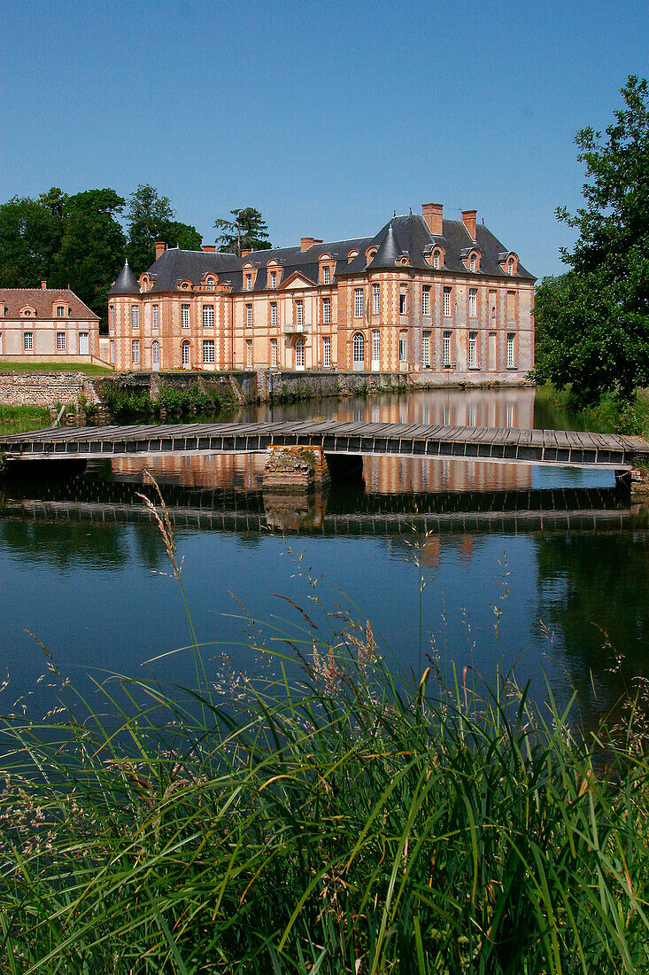 Montigny-Sur-Avre Chateau, Eure-Et-Loir (28), France