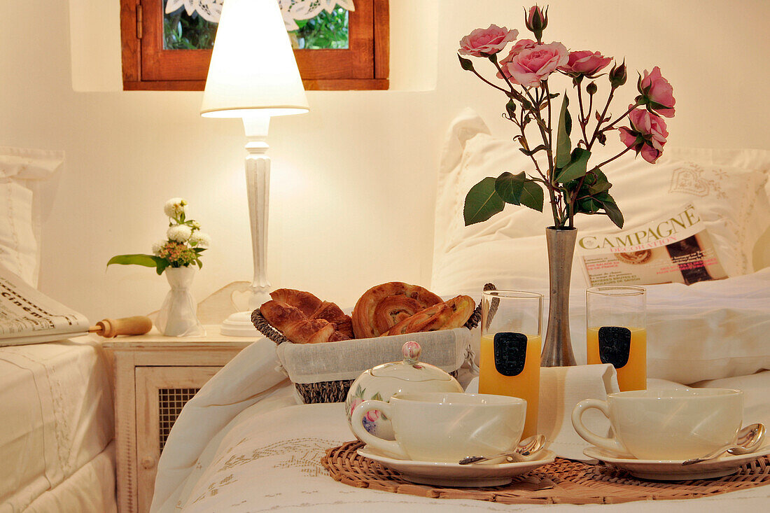 Breakfast, Bed Breakfast 'Le Domaine De Peupliers' In Saint-Lubin De Cravant, Eure-Et-Loir (28), France