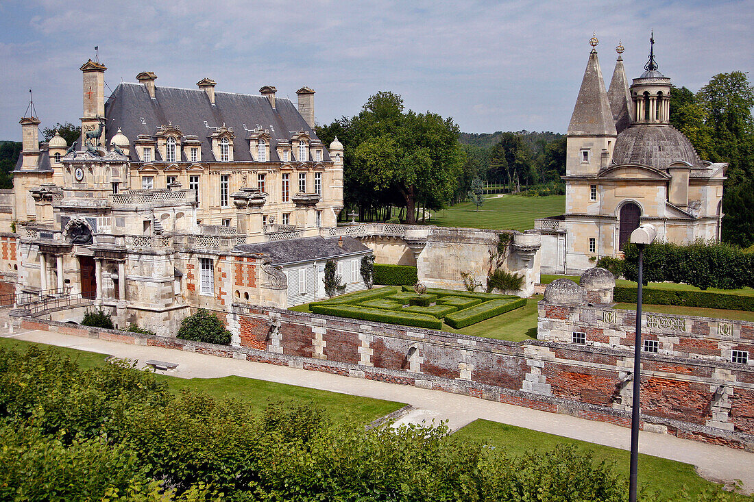 Chateau D'Anet, Built In 1550 By Philibert De L'Orme For Diane De Poitiers, Henri Ii'S Favourite, Eure-Et-Loir (28), France