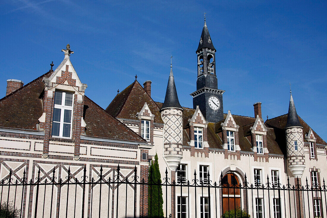 The Senonches Town Hall, Eure-Et-Loir (28), France