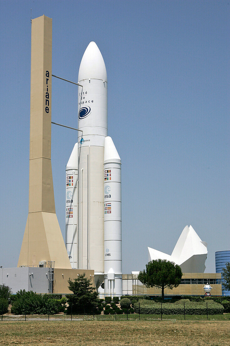Ariane 5 Space Rocket, The Cite De L'Espace, Toulouse, Haute-Garonne (31), France