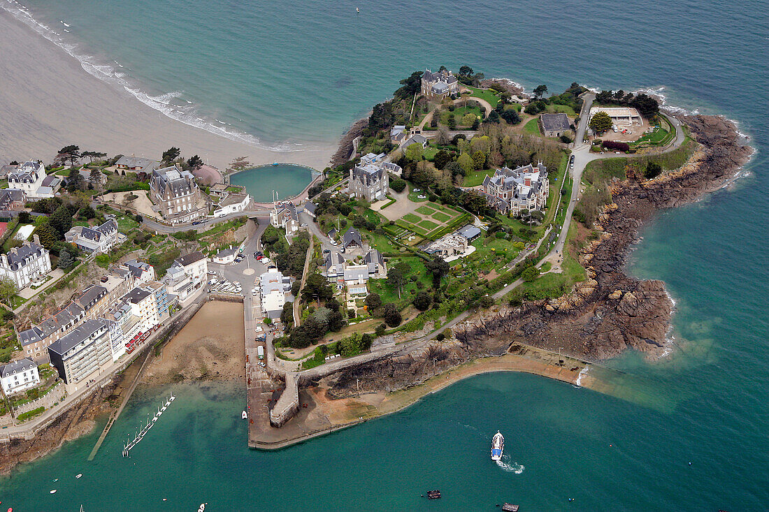 Aerial View Of The Point De Dinard, Ille-Et-Vilaine (35), France