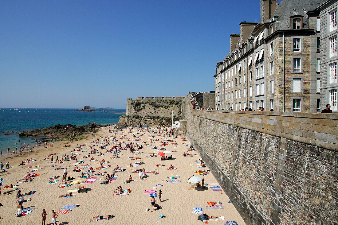 Le Mole Beach, Saint-Malo, Ille-Et-Vilaine (35), France