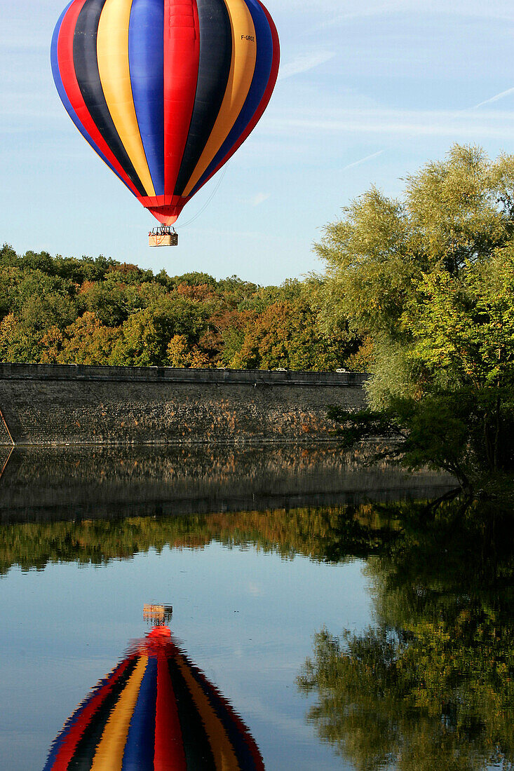 Hot-Air Balloon, Indre-Et-Loire (37), France