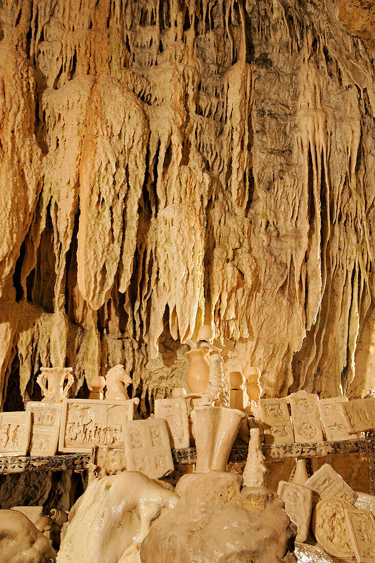 Petrifying Caves (Calcareous Stalactites), Savonnieres, Indre-Et-Loire