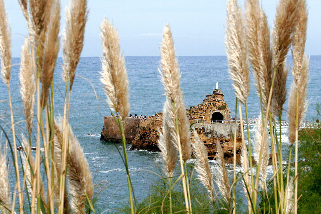 The Rock Of The Virgin, Biarritz, Pyrenees Atlantiques, (64), France