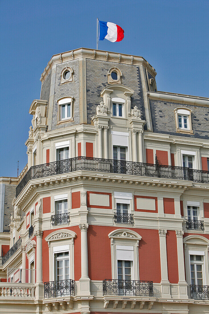 Hotel Du Palais, Biarritz, Pyrenees Atlantiques, (64), France, Basque Country, Basque Coast