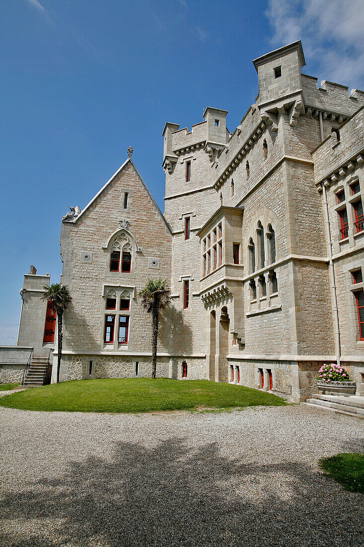 Chateau D'Abbadia, Hendaye, Pyrenees Atlantiques, (64), France, Basque Country, Basque Coast