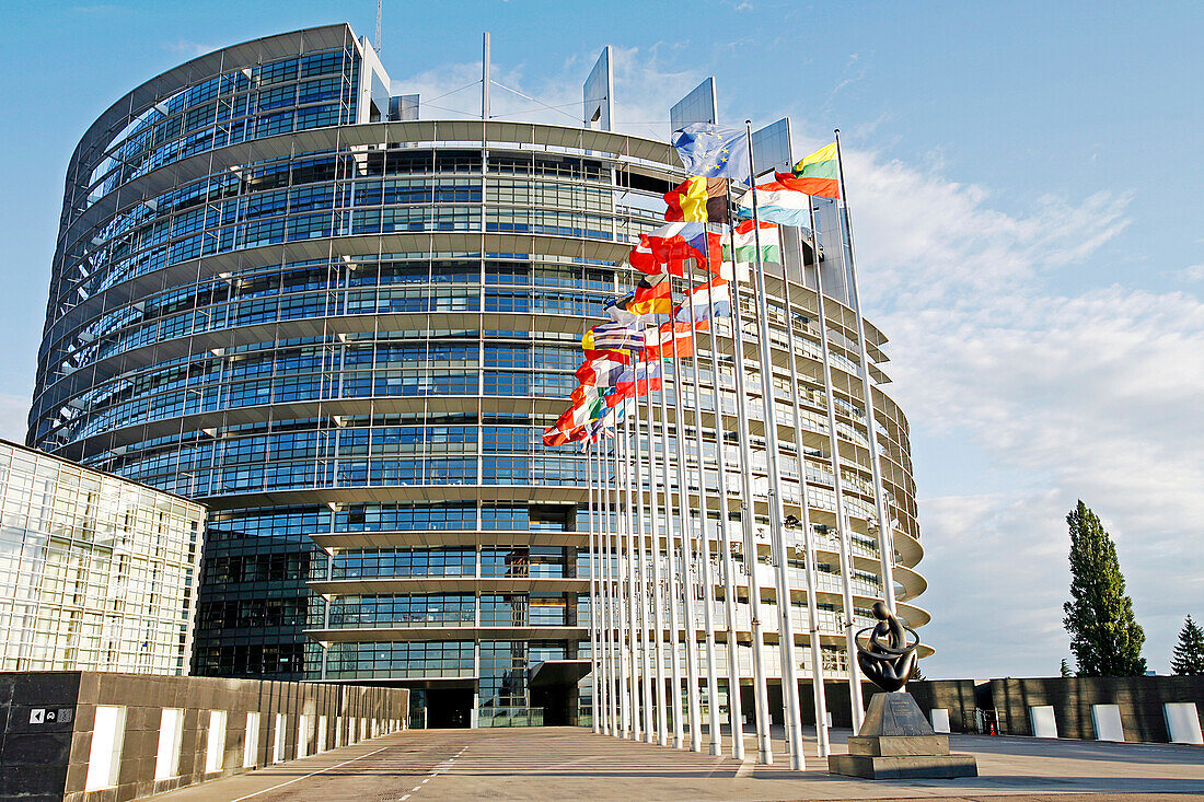 European Parliament, Strasbourg, Bas-Rhin (67), Alsace, France
