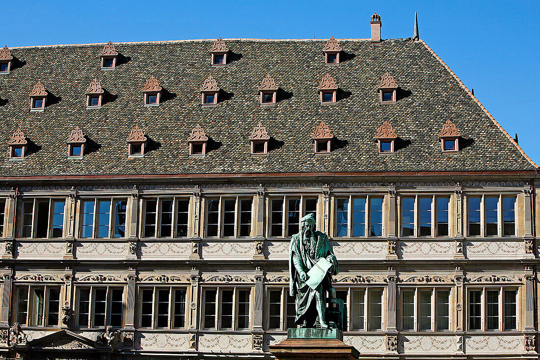 Place Gutenberg And Chamber Of Commerce, Strasbourg, Bas Rhin (67), Alsace, France, Europe