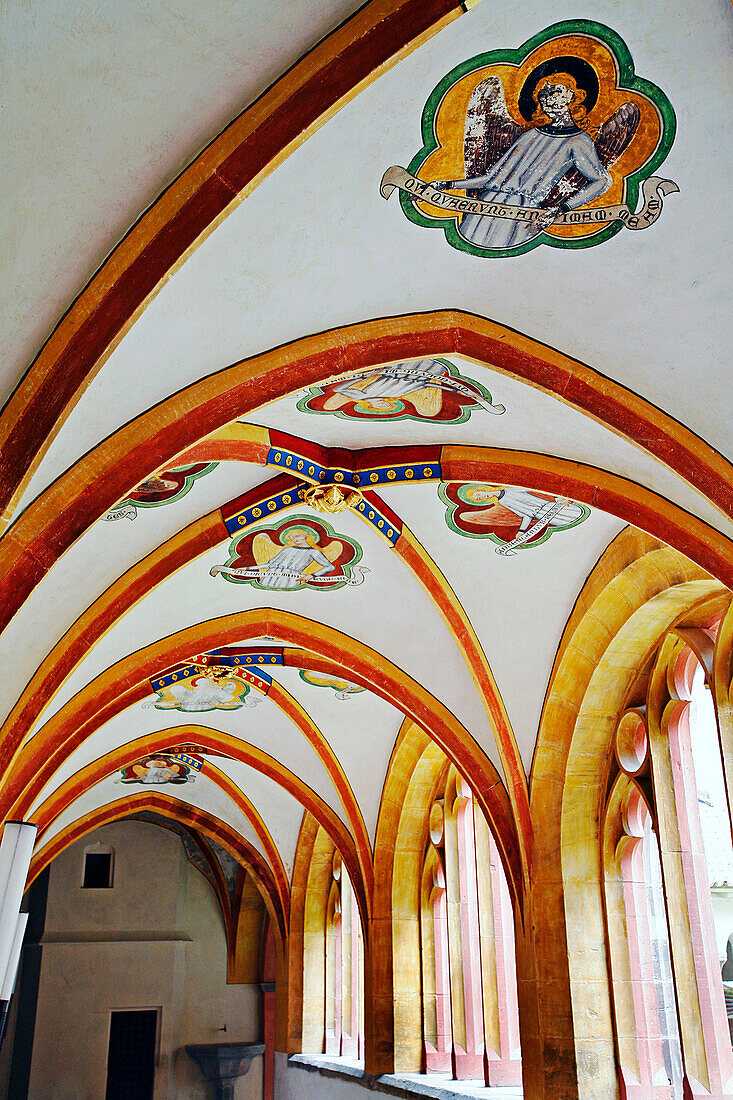 Cloister, Protestant Church Saint Peter The Younger, Strasbourg, Bas-Rhin (67), Alsace, France