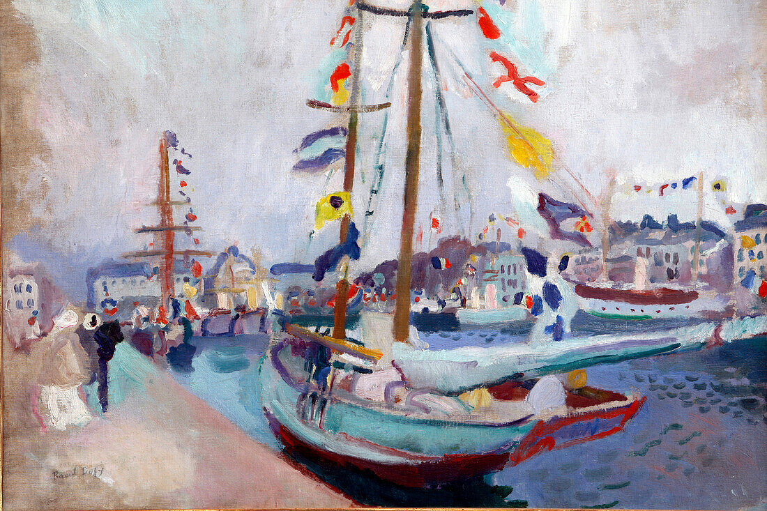Raoul Dufy, 'Le Yacht Pavoise', 1904, Malraux Museum, Le Havre, Seine-Maritime (76), Normandy, France