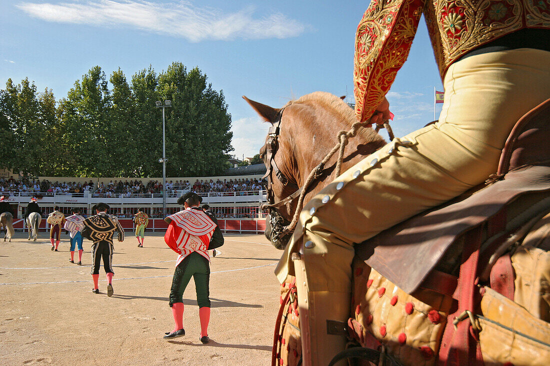 Bullfights, Crossbred Camargue-Spanish Combat Bull, Saint Gilles Arena, The Putting To Death, Toreador, Gard (30)