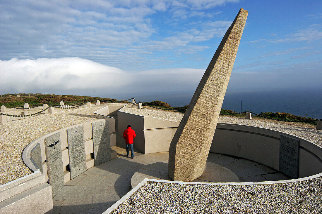 Monument To The Victims Of Naval Aviation, Crozon Peninsula, Cap De La Chevre, Finistere (29), Brittany, France