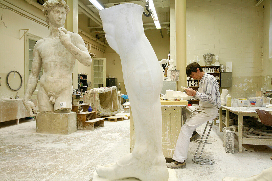 The Mold Casting Workshop, Royal Museums Of Art And History, Brussels, Belgium