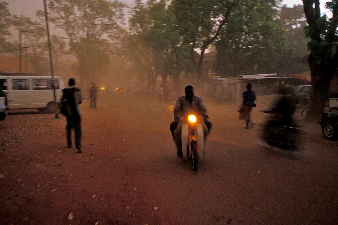 Windstorm In The Streets, Bobo-Dioulasso, Burkina Faso