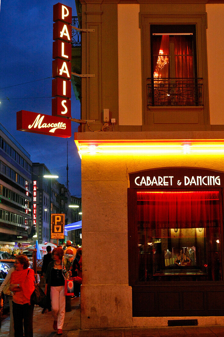 Cabaret 'Le Palais Mascotte', One Of The Oldest Institutions In The City, Geneva, Switzerland