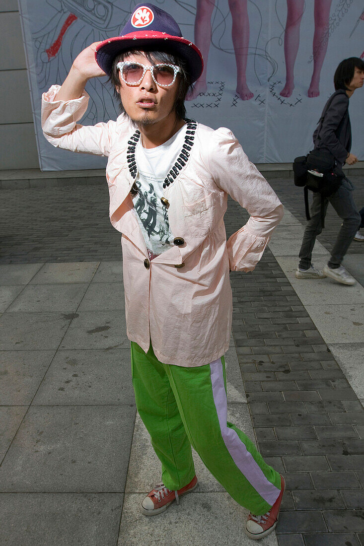 Clothing Fashions In The Streets Of Peking, Beijing, China