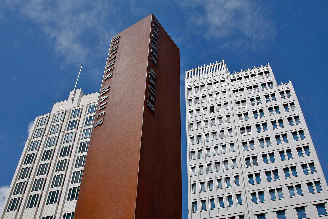 Berlin Wall Memorial, Berliner Mauer, Potsdamer Platz, Berlin, Germany