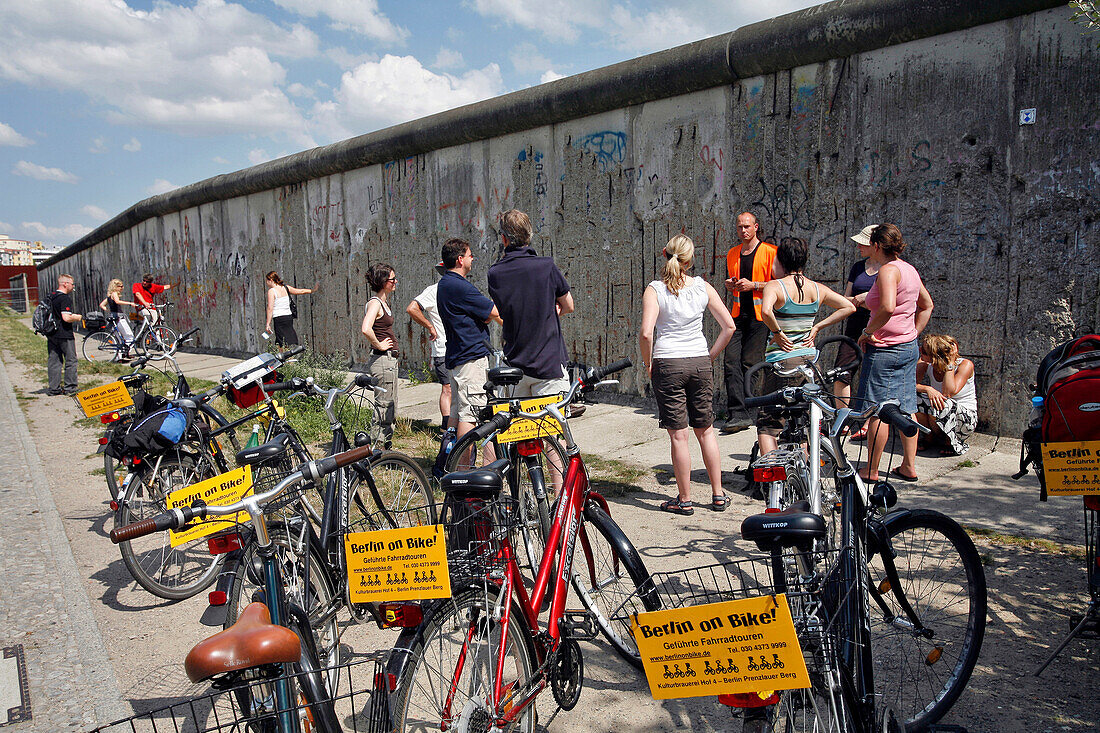 Berlin On Bike, Guided Tours Of The City, In The Tracks Of The Wall, Berlin Wall Memorial, Bernauer Strasse, Berlin, Germany